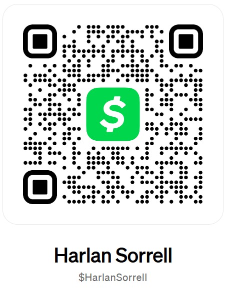 QR code to pay with CashApp